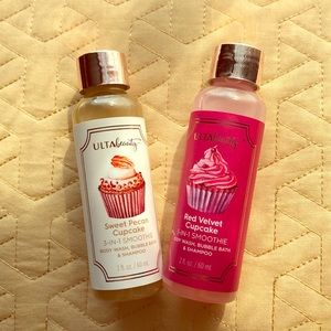 Sweet Pecan Cupcake and Red Velvet Cupcake